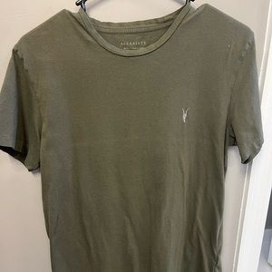 Men’s AllSaints T-shirt SMALL Olive Green